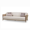 Modern Luxury 3 Seater Couch Sofa Upholstered Living Room Furniture Hotel Leather Sofa Set