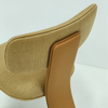 Modern Luxury Fabric Dining Chairs with Elegant Soft Cushions Are Suitable for Villas Restaurants and Hotels
