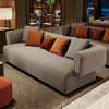 Modern Design Luxury Living Room Furniture Velvet Sofa High-quality Hotel Apartment Three Seater Couch
