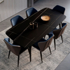 Modern Simple Dining Chair Household Nordic Style Leisure Light Luxury Coffee Hotel Leather Backrest Restaurant Chair