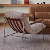 Modern Minimalist Design Stainless Steel Velvet Fabric Sofa Chair Living Room Down Comfortable Lazy Lounge Accent Chair