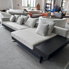Italian Luxury Design Living Room Furniture Hotel High End Fabric Sectional Sofa Set Multiple Combination Modular Sofa