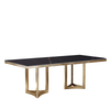Luxury Dining Room Table Stainless Steel Modern Nordic Furniture Marble Top Dining Table Set
