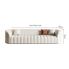 Italian Style Light Luxury Leather Sectional Sofa Combination Golden Stainless Steel Leg Hotel Lobby Living Room 3seater Couch