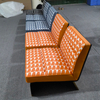 Modern Gold Metal Frame Accent Chair Single Sofa Furniture Synthetic Leather Leisure Lounge Reading Chair for Hotel Living Room