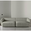 Hot Selling Modern Minimalism Hotel Living Room High Quality White Velvet Fabric 3 Seater Bedroom Sofa Furniture