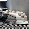 Light Luxury Italian Minimalist Horizon Cotton Linen Fabric Living Room Furniture Household Couch Sofas Sectionals Sofa Set