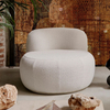 Modern Living Room Furniture OEM Customized Luxury Fluffy Shearling Velvet Hotel Apartment Leisure Single Sofa Accent Chair