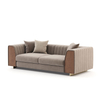 High Quality Living Room Sofa Velvet Fabric Modern Furniture Hotel Lobby Villa Luxury L-shaped Sectional Couch Sofa Set