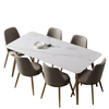 Hot Sale Fashion Leisure Modern Stye Stainless Steel Frame Leather Dining Chair for Living Room