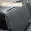 Italian Design Sectional Couches Villa House Living Room Furniture Luxury Full Grain Leather Sofa Set