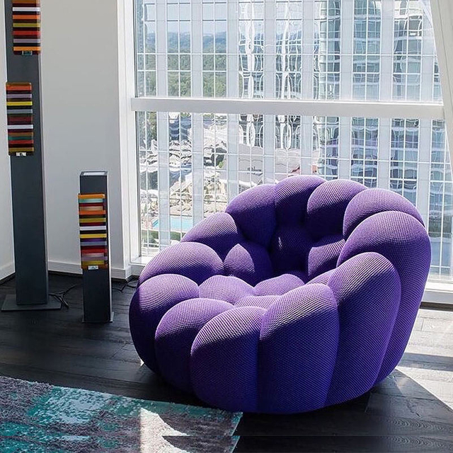 Chaise de loisirs en velours en tissu nordique moderne, chaise d'accent de d&eacute;tente, ensembles de chambre &agrave; coucher, meubles d'h&ocirc;tel, chaises paresseuses pour salon