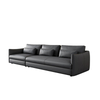 Italian Modern Design Sofa Set Furniture Factory Customized OEM Hotel Lobby Villa Living Room Leather Long Couch Settee
