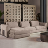 Modern Sofa Set Furniture Villa Living Room I Shape Leather Luxury Sofas Hotel Sectional Couch