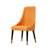 Modern Luxury Wooden Dining Room Chairs Hotel Restaurant Coffee House Leather Negotiation Chair