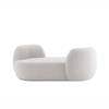 Modern Design Contemporary Nordic Luxury Sofa \white Teddy Curved Sofa Sherpa Shearling Lounge Lamb Fabric Sofa