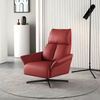 Modern Minimalist Living Room Leisure Chairs President's Office Rest Chair Can Lie Down and Rotate Leather Sofa Chairs