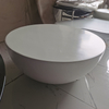 Modern Round Creative Hemisphere Fiberglass Rock Slab Marble Top Tea Table for Hotel Apartment Living Room Coffee Table