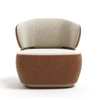 Foshan Factory Wholesale Custom Modern Nordic Design Sofa Chair Villa Living Room Leather Leisure Chair