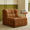 Modern Nordic Luxury Designer Floor Chair Living Room Bedroom Single Lazy Sofa Lounge Movie Fabric Sofa Chair
