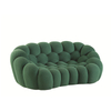 Modern Living Room Sofa Set Football Creativity Hotel Furniture Velvet Fabric 3 Seat Sofa