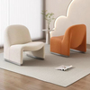 Modern Hotel Guest Room Leisure Velvet Fabric Sofa Chairs Whole sponge Lounge armchair Living Room Chair