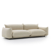 Simple and Modern Design Three Seater Sofa Comfortable Cushioned Living Room Hotel Apartment Leisure Furniture Fabric Couch