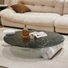Modern Luxury Metal Marble Top Coffee Table Set Dining Room Living Side Table Glass Frame Home Furniture-Factory Nesting Design