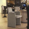 Modern Velvet Armchair with Shaped Sponge Fabric Negotiation Chair Used in Hotel Restaurant Kitchen Coffee Room