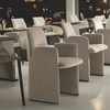 Modern Velvet Armchair with Shaped Sponge Fabric Negotiation Chair Used in Hotel Restaurant Kitchen Coffee Room