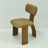 Modern Luxury Fabric Dining Chairs with Elegant Soft Cushions Are Suitable for Villas Restaurants and Hotels