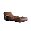 Wholesale Modern Living Room Lounge Chair Leisure Leather Chair Hotel Bedroom Design Lazy Sofa