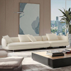 Italian Minimalist Luxury Villa Living Room Sofa Set Hotel Lobby with Velvet Fabric Sectional Modular Couch
