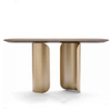 Light Luxury Stainless Steel Table Modern Resin Style Marble Home Porch Lobby Corridor Hallway Table