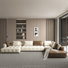 Luxury L-shaped Sofa Set Villa Home Living Room Furniture Italian Modular Leather Large-sized Couch