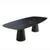 Modern Luxury Stainless Steel Dining Table Rectangular Marble Coffee Table Dining Room Furniture