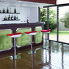 Modern Hydraulic Adjustable Saft bar Chair with Mould Foam Drafting Seat with Back Plastic bar Stool