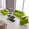 The Latest Modern Design of Business Office Reception Flannel Office Sofa