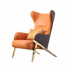 Luxury, Latest Modern and New Design Chic and Elegant Leisure High Back Leather Leisure Single Person Sofa Chair
