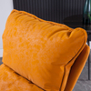 Modern Living Room Rocking Chair Yellow Technology Fabric Sofa Chair Furniture Hotel Lazy Chair Sofa