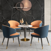 Modern Solid Wood Leather Hotel Restaurant Cafe Negotiation Chair Fabric Dining Room Furniture Wooden Dining Chair