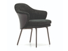 Italian Minimalist Modern Iron Frame Designer Fabric Dining Chair for Hotel Cafes and Restaurants Can Be Customized Dining Chair
