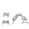 Modern Outdoor Furniture Stainless Steel Multifunctional Folding Table and Chair