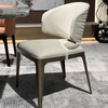 Italian Luxury Gold Stainless Steel Frame Leather Dining Room Chairs Home Furniture Factory Wholesale Restaurant Chairs