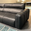 Italian Modern Design Leather Sofa Couch Set Villa Living Room Hotel Lobby High Backrest Three Seater Sofa