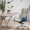 Modern Office Chairs Home High Back Home Black Leather Office Chair Multi-functional Swivel Chair