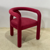 Nordic Modern Style Living Room Hotel Apartment Accent Armchair Fine Dining Velvet Upholstered Leisure Chair