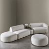 Designer Customized Modern Living Room Couch Indoor Furniture Bedroom Modular Segmented Velvet Fabric Sectional Sofa Set