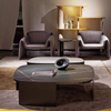 Italian Tea Table for Living Room Furniture Stainless Steel Coffee Table Modern Style Hotel Furniture