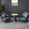 Modern Nordic Furniture Hotel Armchair Living Room Genuine Leather Velvet Fabric Luxury Lounge Chair